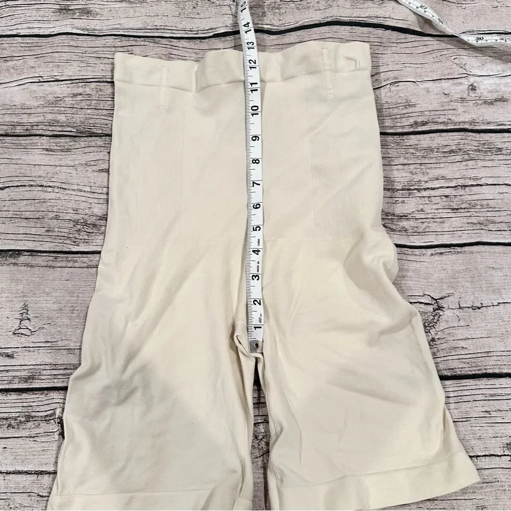 Shapermint Empetua Cream High Waisted  Shapewear Shorts Size XL/2XL
